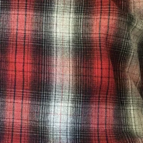 Cremieux red plaid western shirt large - Picture 8 of 8